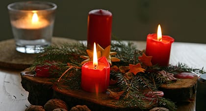 christmas candles