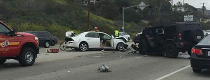 Jenner accident scene