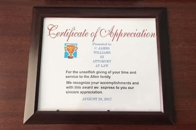 certificate of appreciations