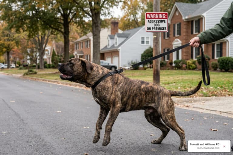 Midlothian aggressive dog bite